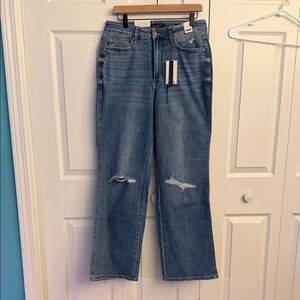 Judy Blue Distressed Straight Leg Jeans